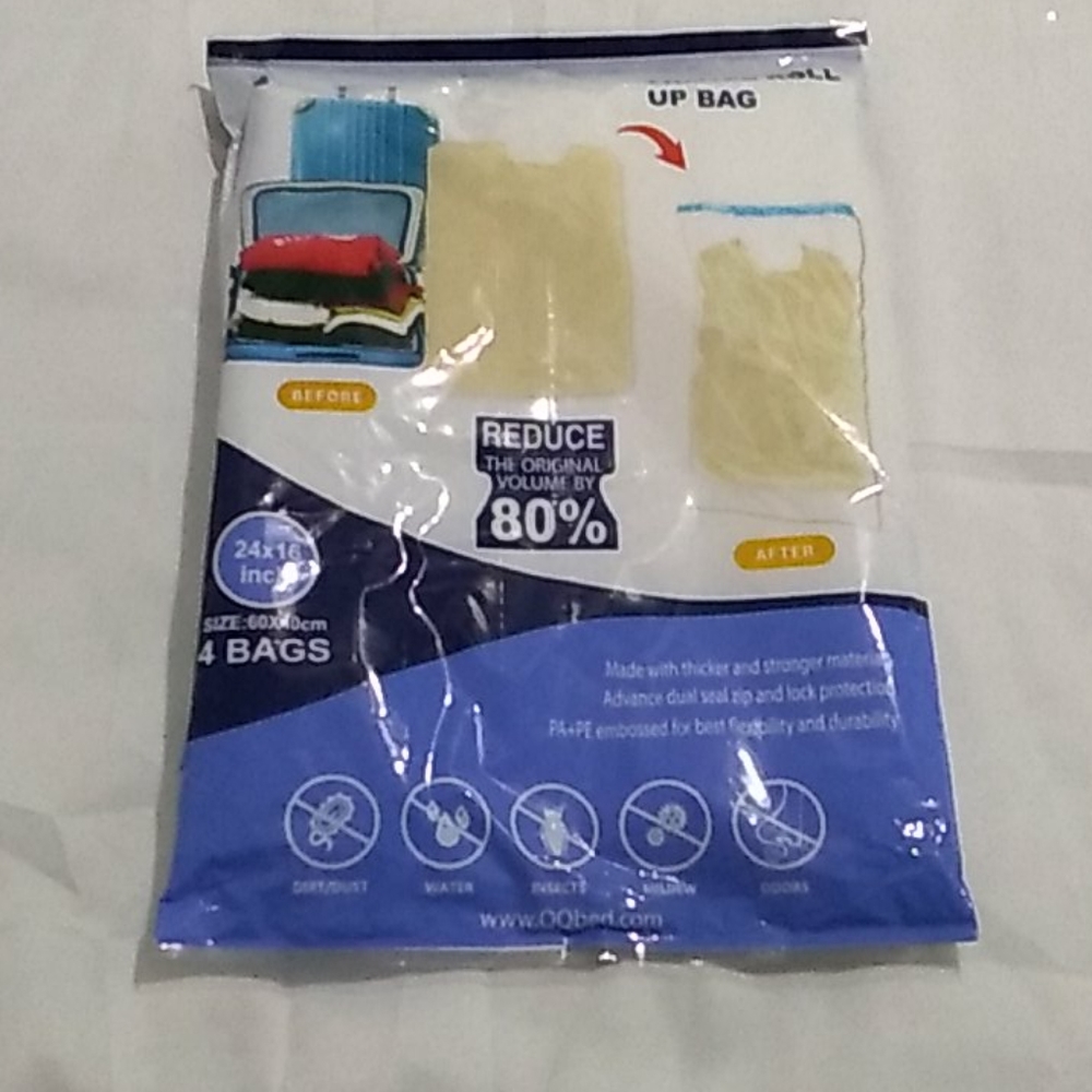 2 Travel roll bags 4 per bag